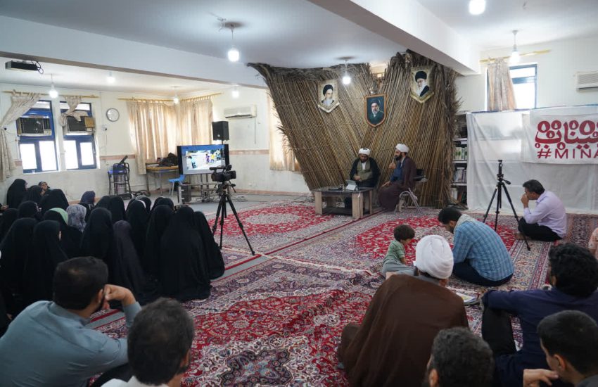 رونمایی از سایت سفر مجازی مدرسۀ شجرۀ طیبۀ میناب با حضور امام جمعه