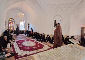 جلسۀ علوم عقلی موکب علمی امام صادق علیه السلام در آرامگاه حکیم سبزواری